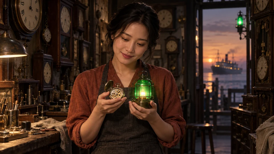 外婆的修表铺：绿灯三夜等来慢了一整个海的回信